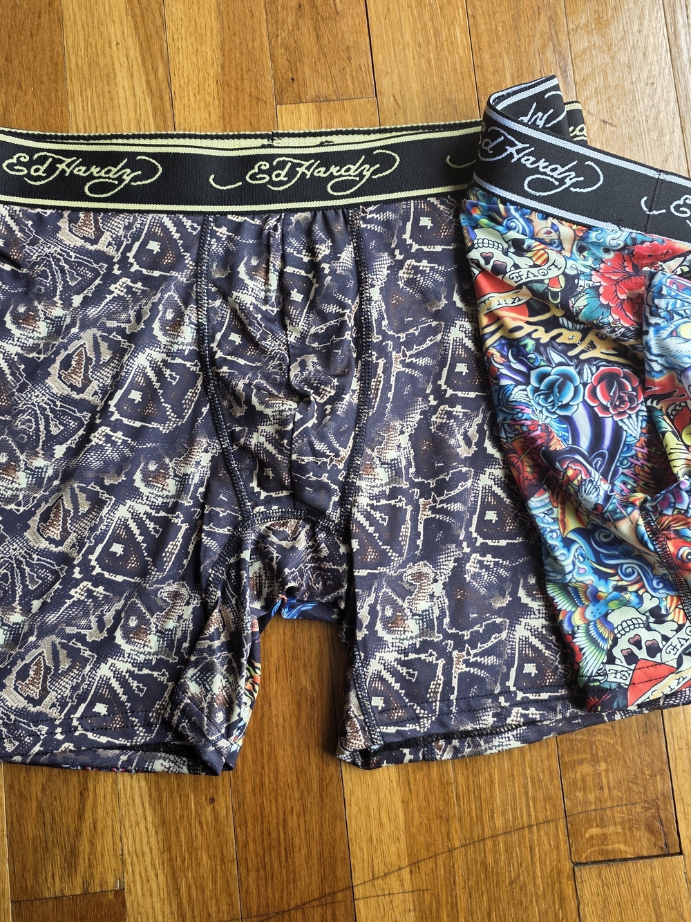 Ed Hardy Boys' Multicolor Performance Boxer Briefs - Picture 4 of 7